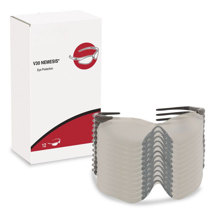 Nemesis VL Safety Glasses, Frameless, Clear Single I/O Lens