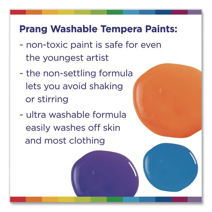 Washable Paint, Red, 16 oz Dispenser-Cap Bottle