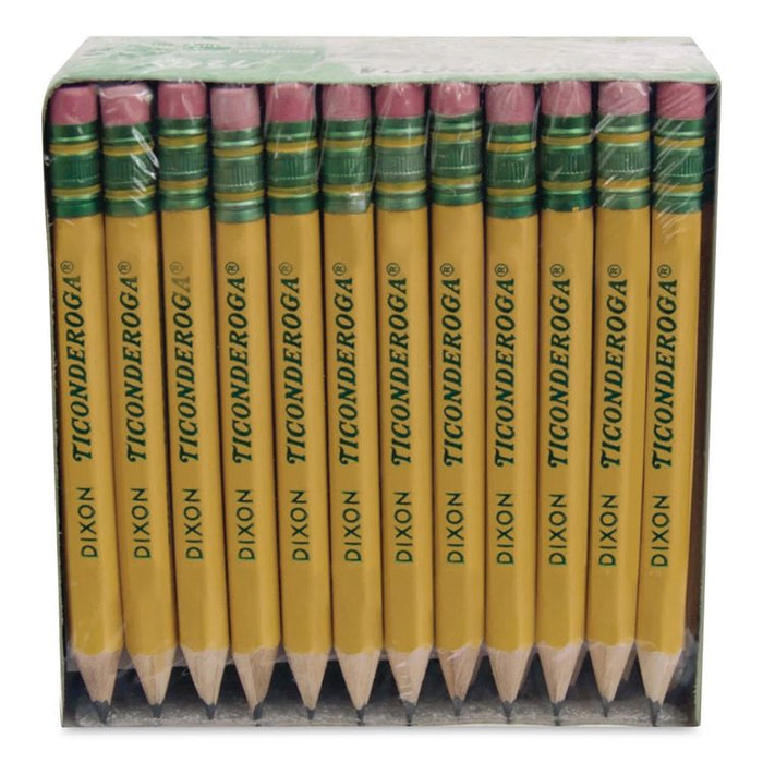 Golf Pencils, HB (#2), Black Lead, Yellow Barrel, 72/Box