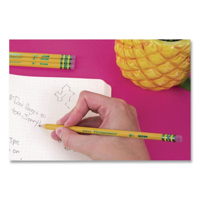 Pre-Sharpened Pencil, HB (#2), Black Lead, Yellow Barrel, Dozen