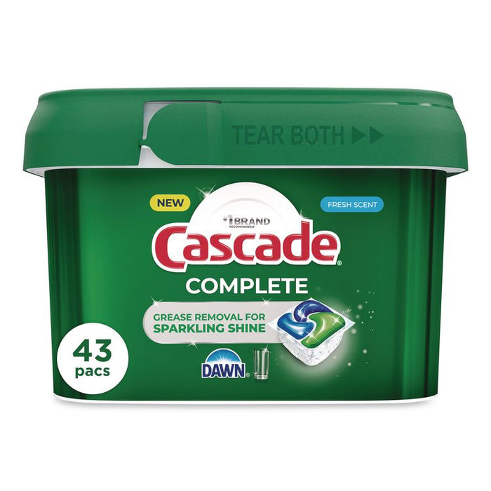 ActionPacs, Fresh Scent, 22.5 oz Tub, 43/Tub, 6 Tubs/Carton