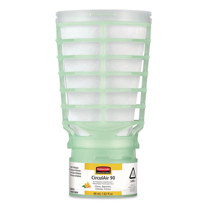 CirculAir 90 Passive Air Care Refill, Citrus, 1.62 oz, 6/Carton