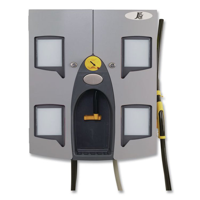 J-Fill QuattroSelect Dispensing System, Four Dispenser, Air Gap, 2.5 L, 18.5 x 7.5 x 24.25, Stainless Steel