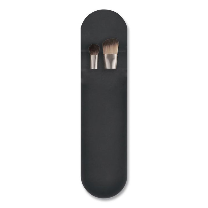 Silicone Travel Pouch, 3 x 1.3 x 9, Black