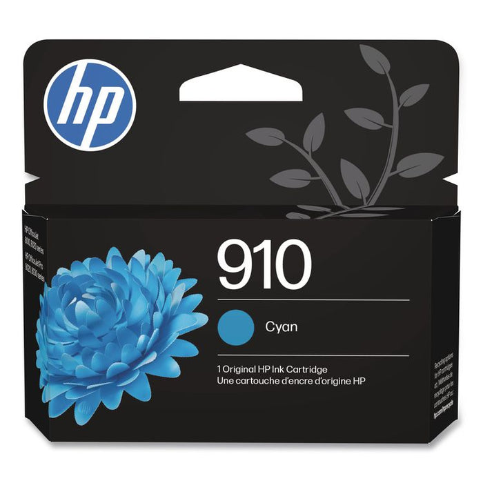 HP 910, (3YL58AN) Cyan Original Ink Cartridge