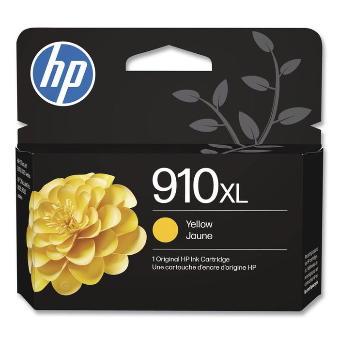 HP 910XL, (3YL64AN) High-Yield Yellow Original Ink Cartridge