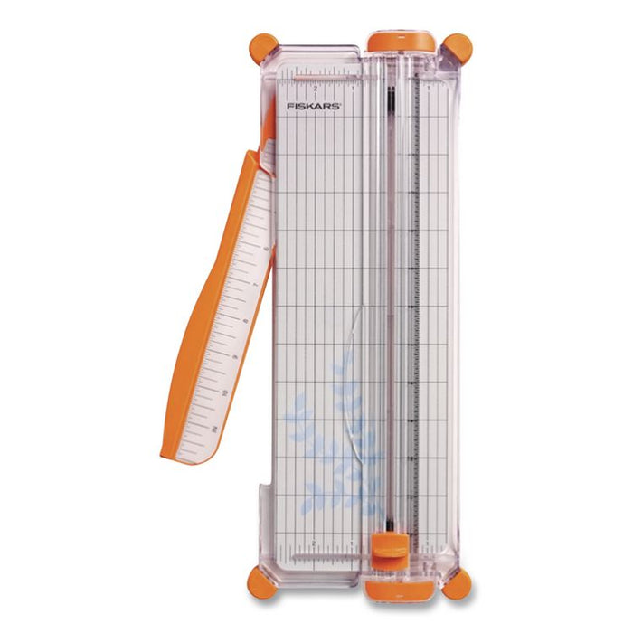 Personal Paper Trimmer, 7 Sheets, 12" Cut Length, Plastic Base, 5.5 x 14