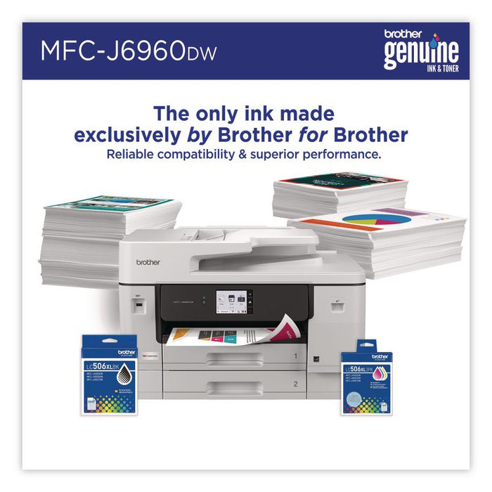 MFC-J6960DW INKvestment Color AIO Printer, Copy/Fax/Print/Scan