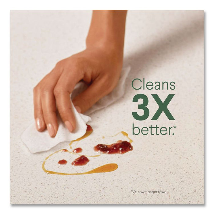 Disinfecting Wipes, 1-Ply, 7 x 8, (1) Fresh Scent/(2) Crisp Lemon, White, 35/Canister, 3 Canisters/Pack