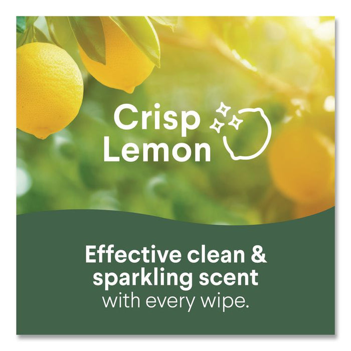 Disinfecting Wipes, Cleaning Wipes, 1-Ply, 7 x 8, Fresh Scent/Citrus Blend, 35/Canister, 3/Pack, 5 Packs/Carton