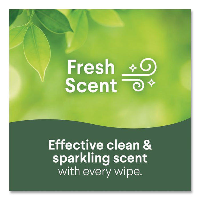Disinfecting Wipes, Cleaning Wipes, 1-Ply, 7 x 8, Fresh Scent/Citrus Blend, 35/Canister, 3/Pack, 5 Packs/Carton