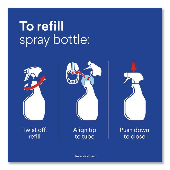 Bathroom Foamer with Bleach, Ocean Mist Scent, 30 oz Spray Bottle, 9/Carton