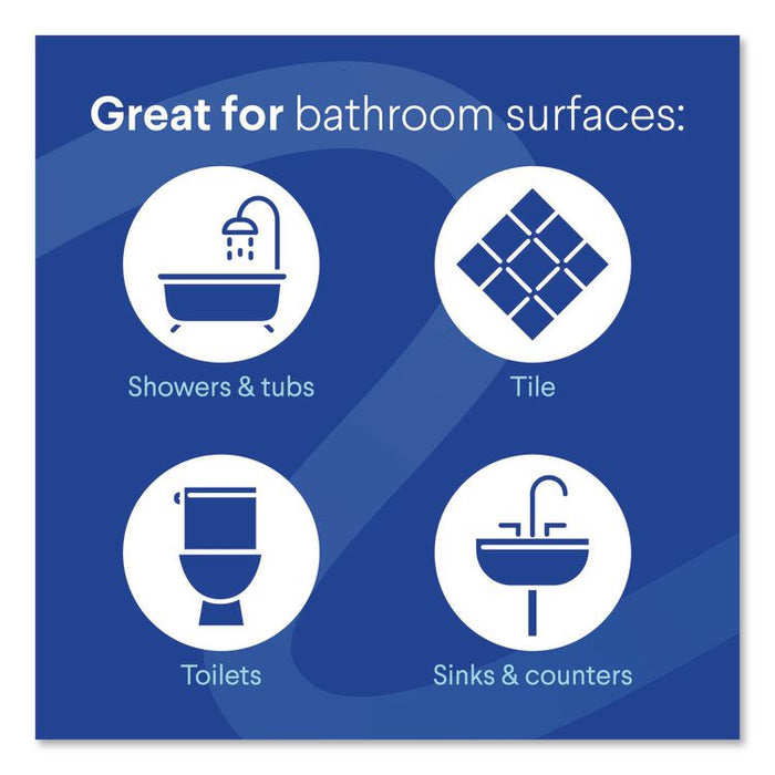 Bathroom Foamer with Bleach, Ocean Mist Scent, 30 oz Spray Bottle, 9/Carton