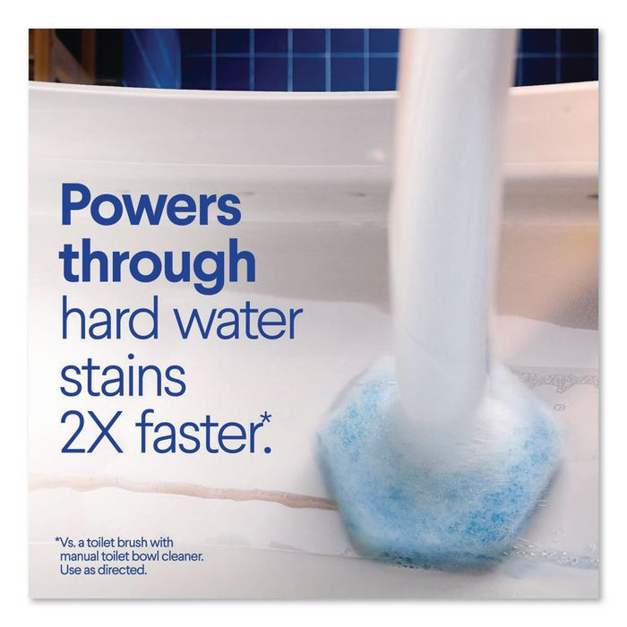 ToiletWand Toilet Cleaning Refills, Toilet Cleaning Scrubbing Pads, Blue/White, 20/Pack
