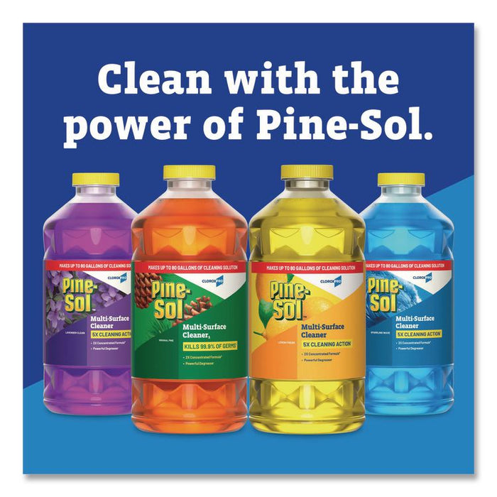 CloroxPro All Purpose Multi-Surface Cleaner, Original Pine Scent, 80 oz Bottle, 3/Carton
