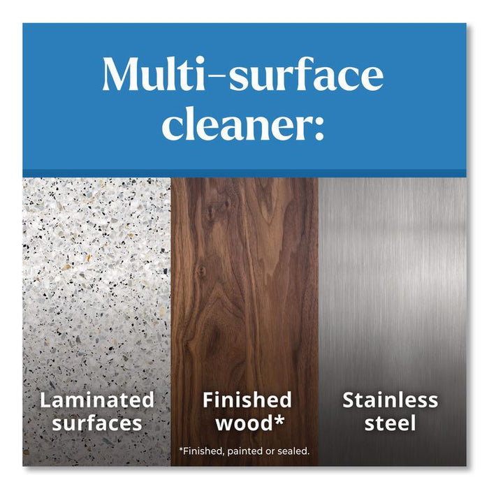 Clorox Pro EcoClean Disinfecting Cleaner, Unscented, 128 oz Refill Bottle, 4/Carton