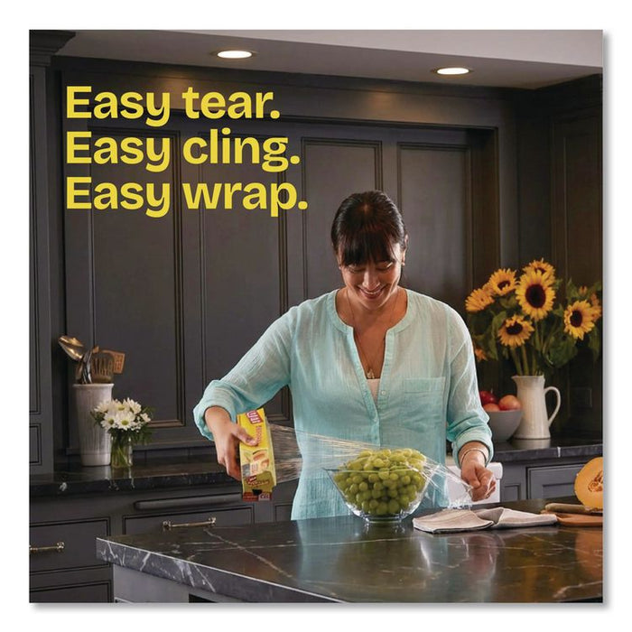 Cling'N Seal Plastic Food Wrap, 12" x 33.3 yd, 100 sq ft Roll, 16 Rolls/Carton