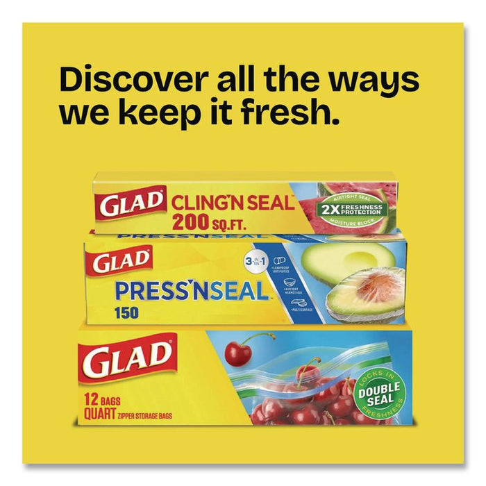 Press'n Seal Food Plastic Wrap, 70 sq ft, 12/Carton