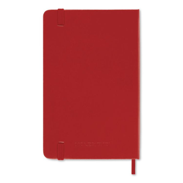 Hard Cover Notebook, 1-Subject, Narrow Rule, Red Cover, (192) 5.5 x 3.5 Sheets