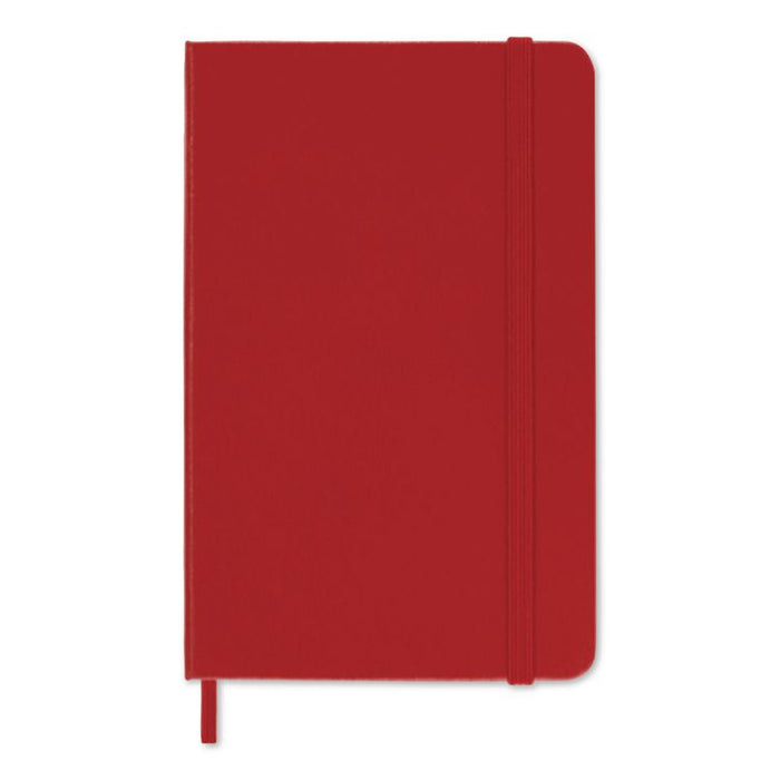 Hard Cover Notebook, 1-Subject, Narrow Rule, Red Cover, (192) 5.5 x 3.5 Sheets
