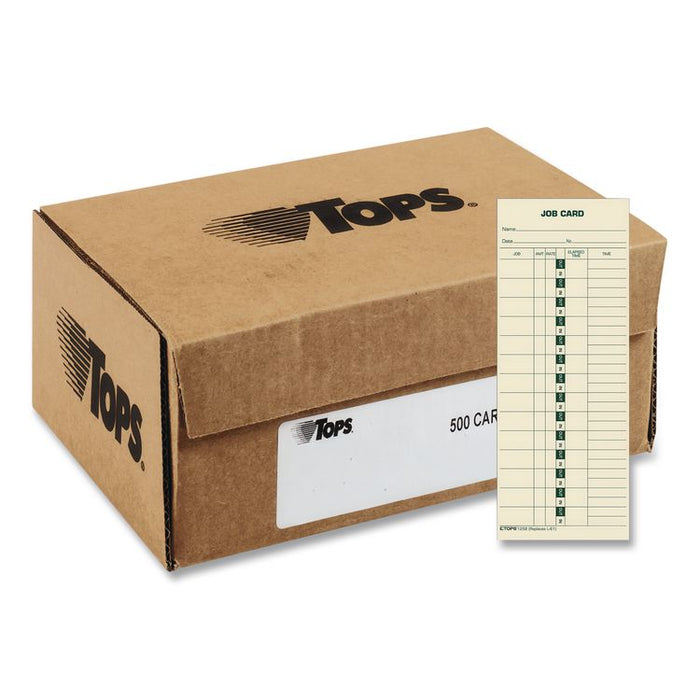 Manila Job Cards, Replacement for 15-800622/L-61, One Side, 3.5 x 9, 500/Box