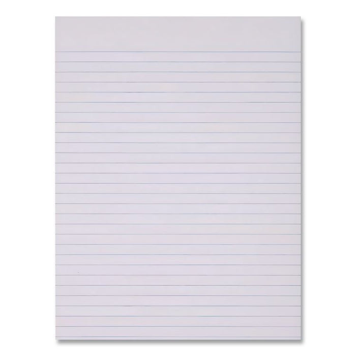 Glue Top Pads, Wide/Legal Rule, (50) White 8.5 x 11 Sheets, Dozen