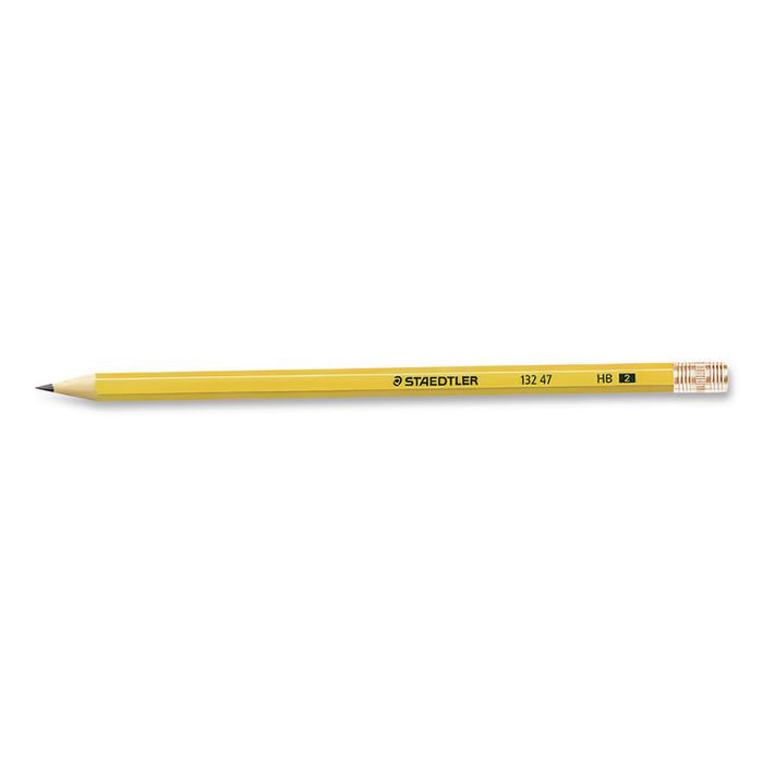 Woodcase Pencil, HB (#2), Black Lead, Yellow Barrel, 144/Pack