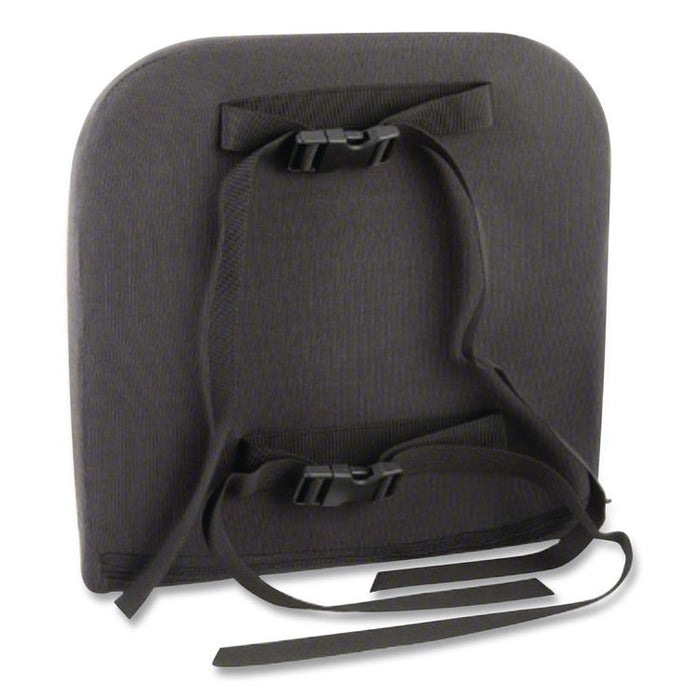 Memory Foam Backrest, 16 x 12 x 16, Black