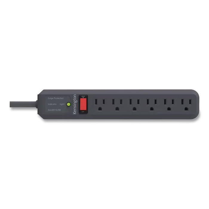 Guardian Surge Protector, 6 AC Outlets, 15 ft Cord, 540 J, Gray