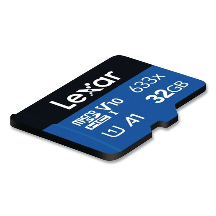 microSDHC Memory Card with SD Adapter, UHS-I U1 Class 10, 32 GB