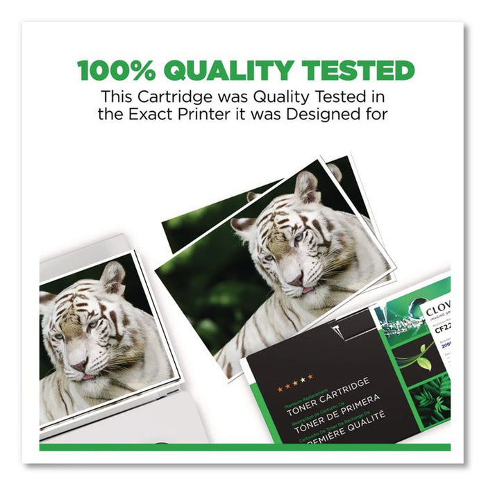 Compatible CF280X(M) (80XM) High-Yield MICR Toner, 6,900 Page-Yield, Black