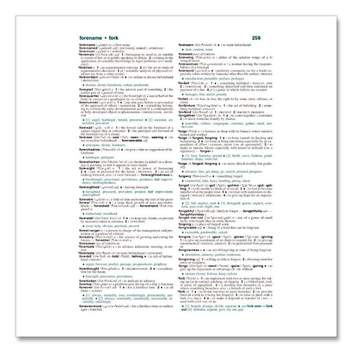 Merriam-Webster All-In-One Dictionary/Thesaurus, Hardcover, 768 Pages