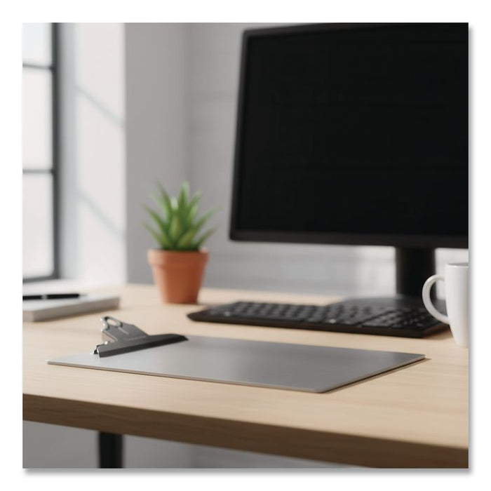 Recycled Aluminum Clipboard with High-Capacity Clip, 1" Clip Capacity, Holds 8.5 x 11 Sheets, Silver