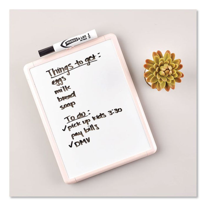 MARKS A LOT Desk-Style Dry Erase Marker, Broad Chisel Tip, Black, Dozen
