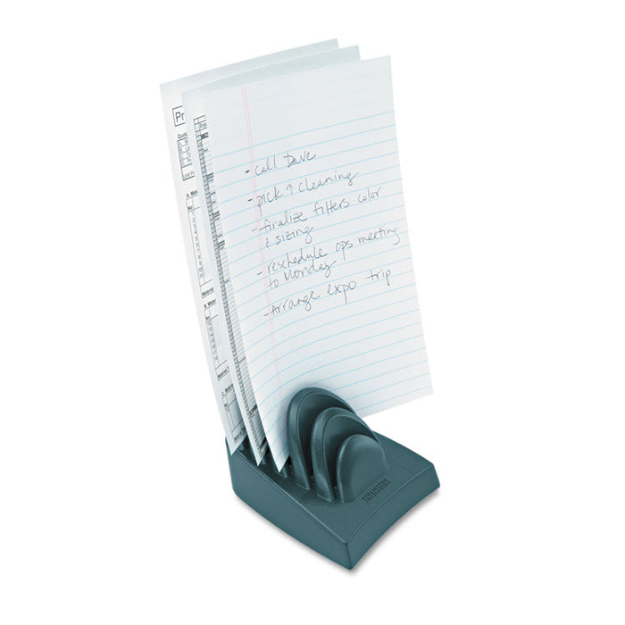 InSight Priority Puck, Holds Up to 75 Legal Size Sheets, Plastic, Blue
