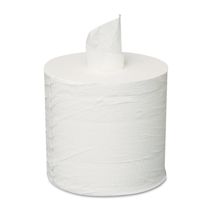 Centerpull Towel, 2-Ply, 7.3" x 500 ft, White, 600 Roll, 6 Rolls/Carton