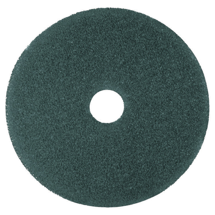 Low-Speed High Productivity Floor Pads 5300, 15" Diameter, Blue, 5/Carton