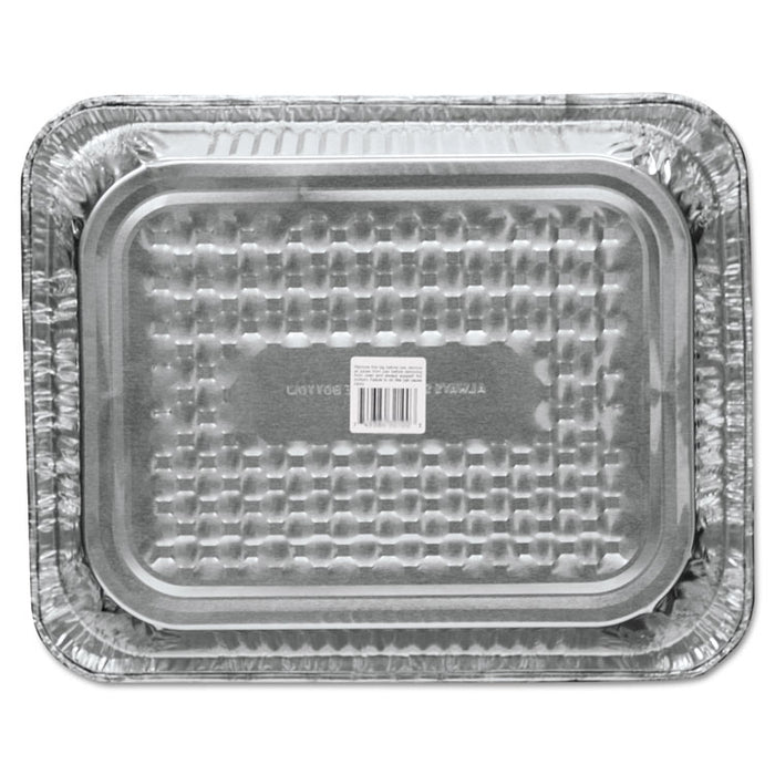Aluminum Steam Table Pans, Half-Size Deep, 2.56" Deep, 10.38 x 12.75, 100/Carton