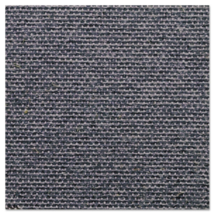 Enclosed Indoor Fabric Bulletin Board with Two Hinged Doors, 48" x 36", Gray Surface, Graphite Gray Aluminum Frame