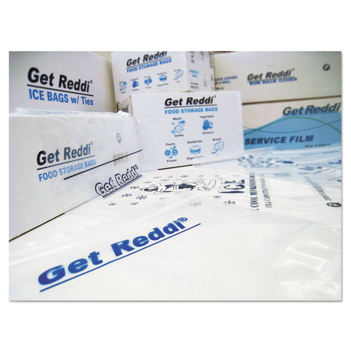 Food Bags, 6 gal, 12" x 8" x 30", Clear, 500/Carton