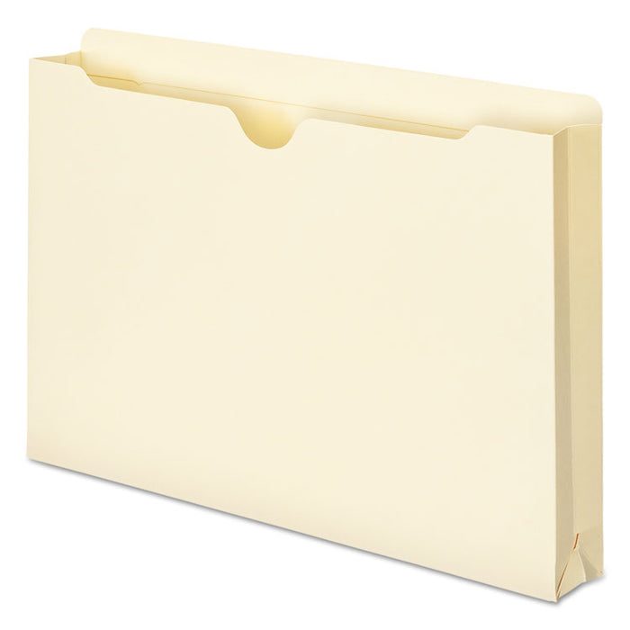 Manila File Jackets, 2-Ply Straight-Tab, Legal-Size, Manila, 50/Box