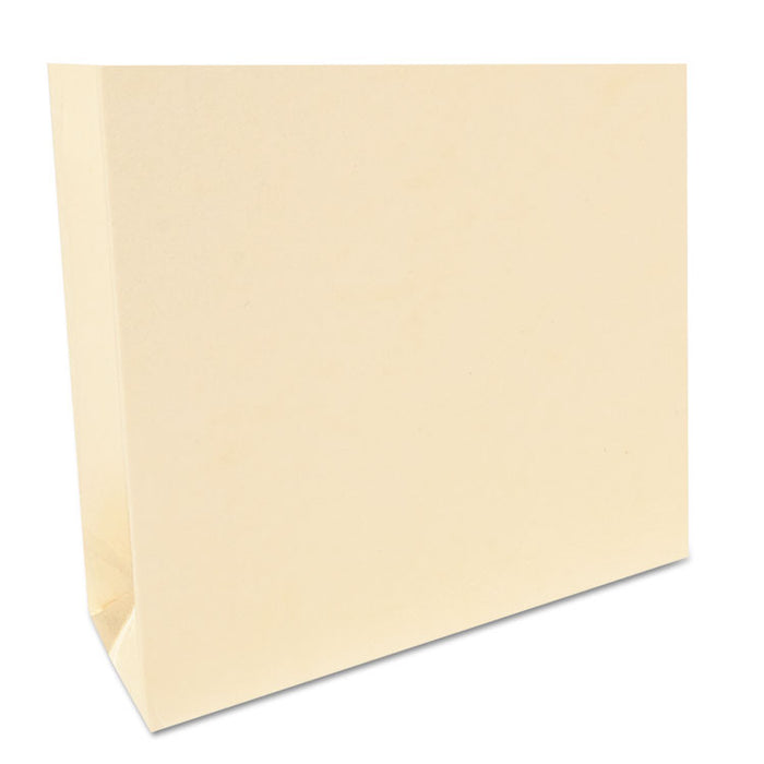 Manila File Jackets, 2-Ply Straight Tab, Legal-Size, Manila, 50/Box