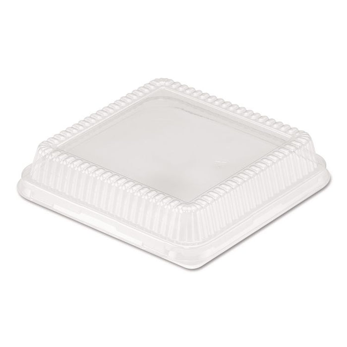 Plastic Dome Lid, 8.25 x 8.25 x 1.5, Clear, 500/Carton