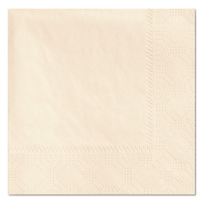 Embossed Beverage Napkins, 2-Ply, 9.5 x 9.5, Ecru, 1,000/Carton