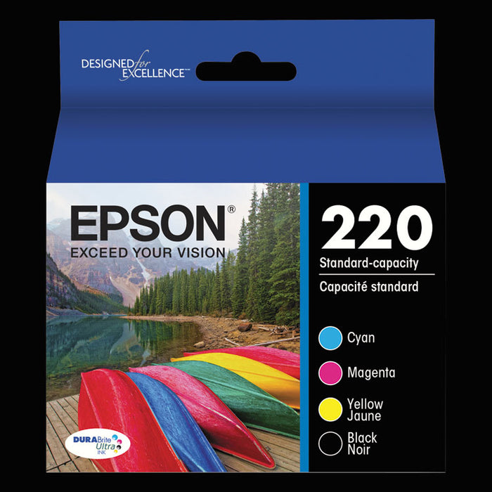 T220120-BCS (220) DURABrite Ultra Ink, Black/Cyan/Magenta/Yellow