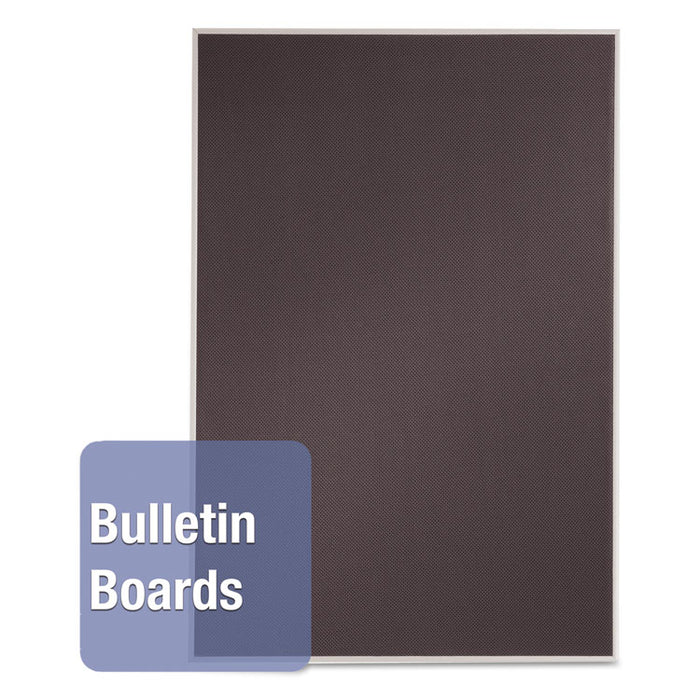 Matrix Employee In/Out Board, Vertical, 36-Person Tracking, 34" x 23", White Surface, Satin Aluminum Frame