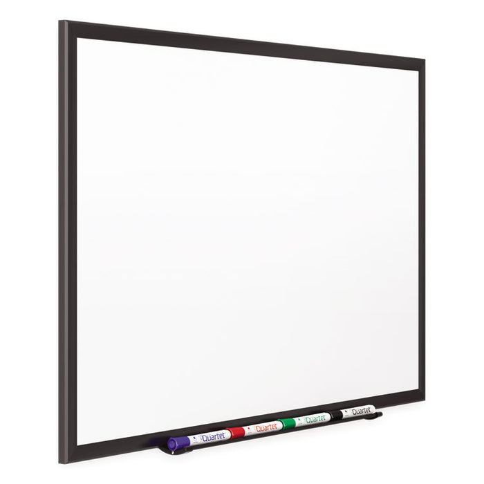 Classic Series Porcelain Magnetic Dry Erase Board, 72" x 48", White Surface, Black Aluminum Frame