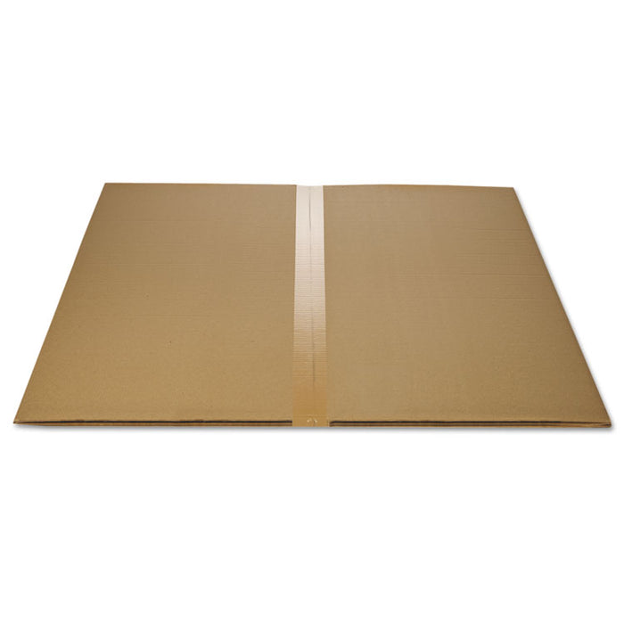 Clear All Day Use Chair Mat for Hard Floors, Rectangular, Straight Edges, 45" x 53", Clear