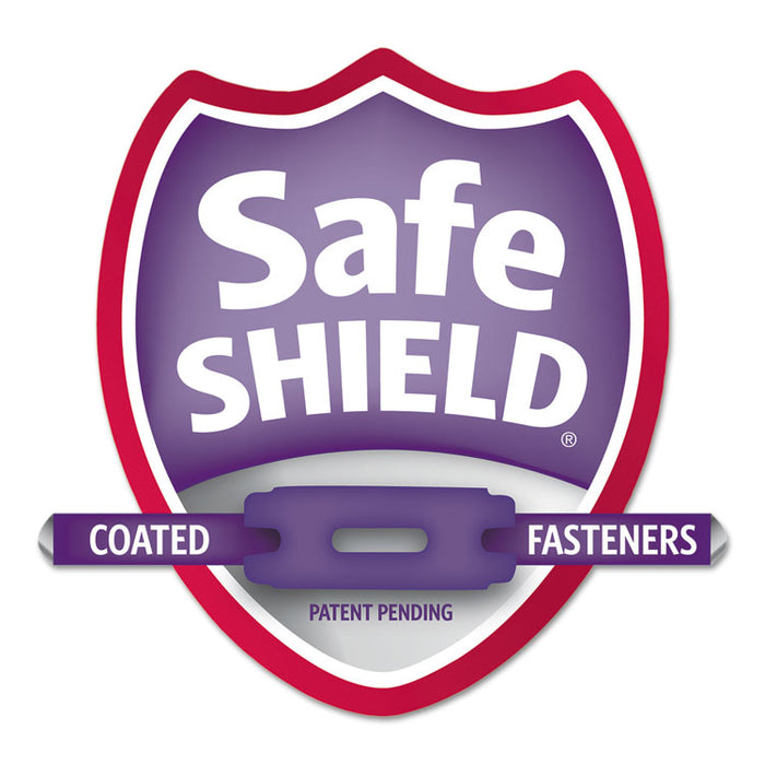 End Tab Pressboard Classification Folders, Expands 2", 2 Dividers, 6 SafeSHIELD Fasteners, Letter Size, Yellow, 10/Box