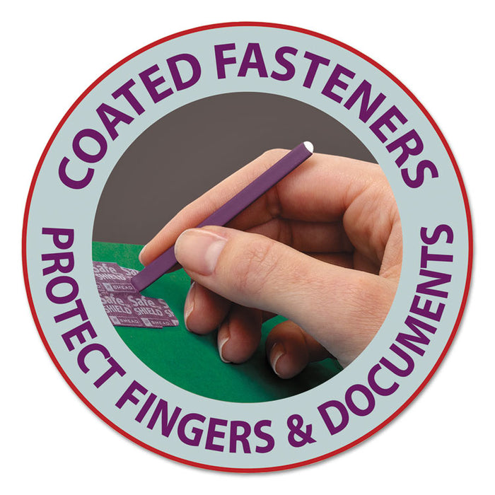 Pressboard Top Tab Classification Folders, 2/5 Tab, Expands 3", 3 Dividers, 8 SafeSHIELD Fasteners, Legal Size, Green, 10/Box